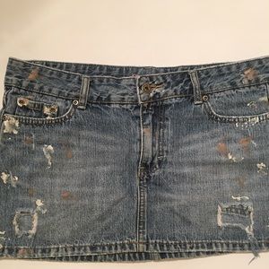Rue 21 paint splatter mini skirt 7/8